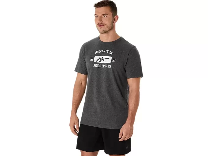 KURZARM-SPORT-T-SHIRT „PROPERTY OF ASICS“