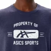KURZARM-SPORT-T-SHIRT „PROPERTY OF ASICS“