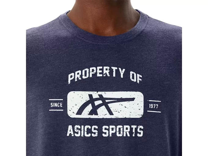 KURZARM-SPORT-T-SHIRT „PROPERTY OF ASICS“