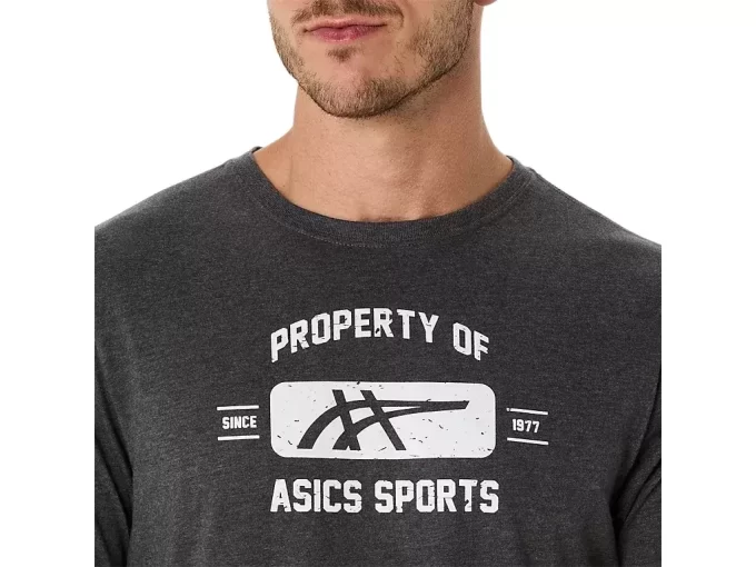 KURZARM-SPORT-T-SHIRT „PROPERTY OF ASICS“