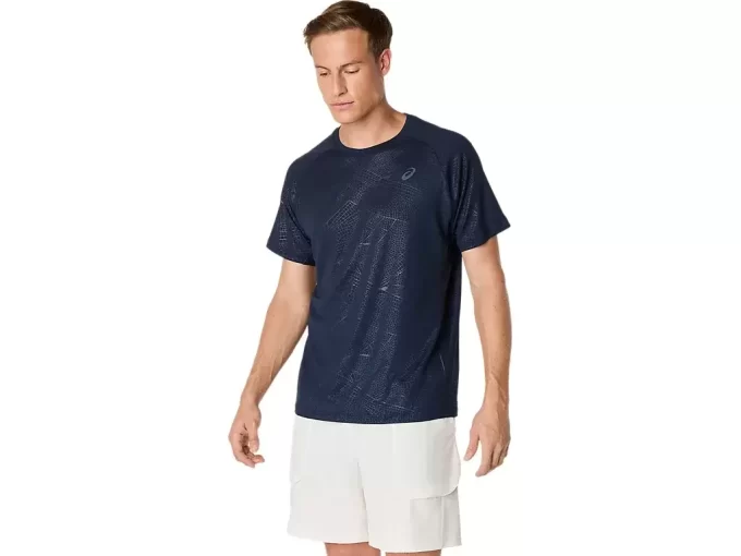 KURZARM-TOP MIT GAME-ALLOVER-PRINT