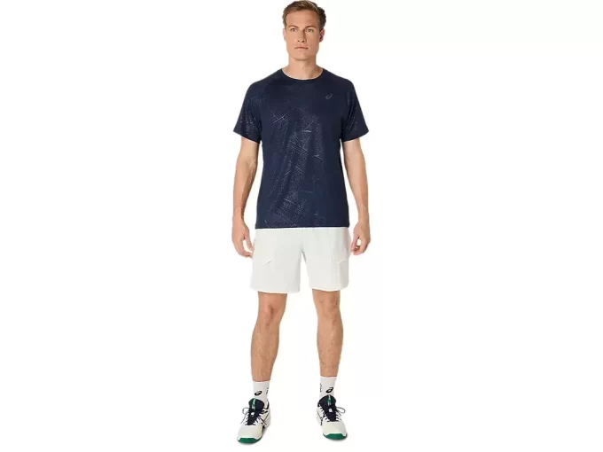 KURZARM-TOP MIT GAME-ALLOVER-PRINT