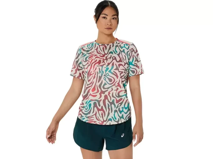 ROAD ALLOVER-PRINT KURZARM-TOP ROAD ALLOVER-PRINT KURZARM-TOP