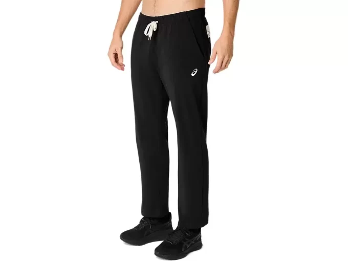 SCHWERE STRICKHOSE MIT GERADEM GESCHNITTENEM MUSTER