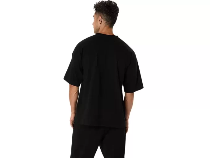 SCHWERES, LOCKERES T-SHIRT MIT TASCHEN SCHWERES, LOCKERES T-SHIRT MIT TASCHEN