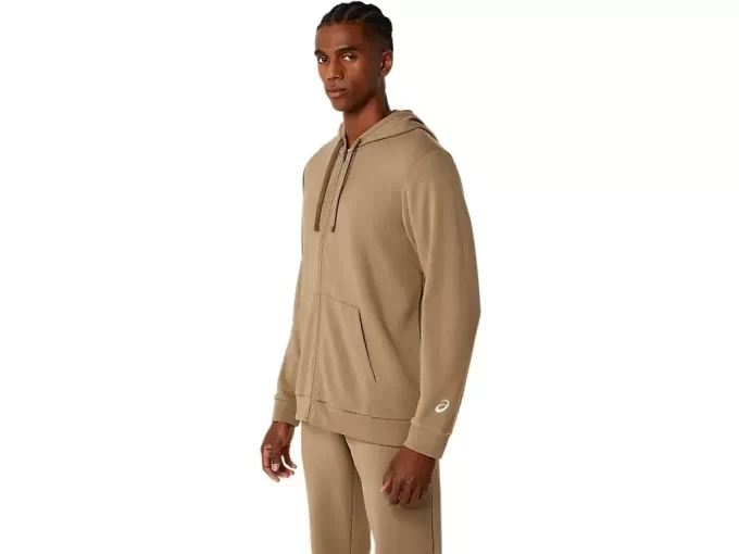 SWEAT-KAPUZENPULLOVER MIT DURCHGEHENDEM REISSVERSCHLUSS SWEAT-KAPUZENPULLOVER MIT DURCHGEHENDEM REISSVERSCHLUSS