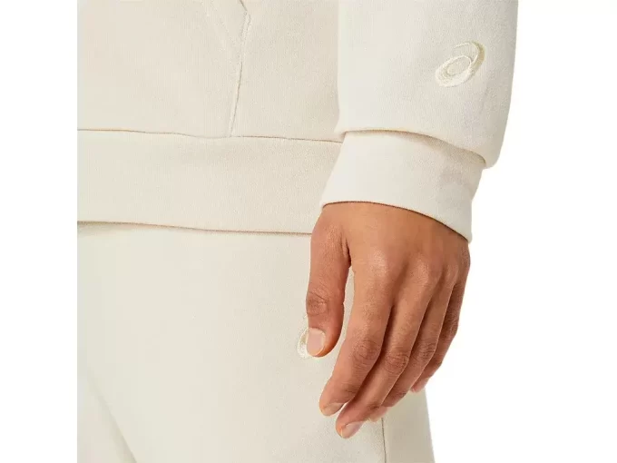 SWEAT-KAPUZENPULLOVER MIT DURCHGEHENDEM REISSVERSCHLUSS