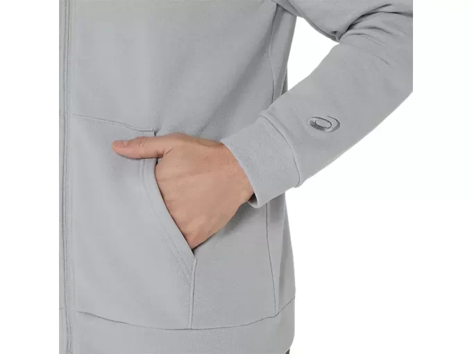 SWEAT-KAPUZENPULLOVER MIT DURCHGEHENDEM REISSVERSCHLUSS SWEAT-KAPUZENPULLOVER MIT DURCHGEHENDEM REISSVERSCHLUSS