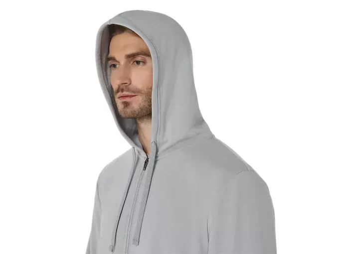 SWEAT-KAPUZENPULLOVER MIT DURCHGEHENDEM REISSVERSCHLUSS SWEAT-KAPUZENPULLOVER MIT DURCHGEHENDEM REISSVERSCHLUSS
