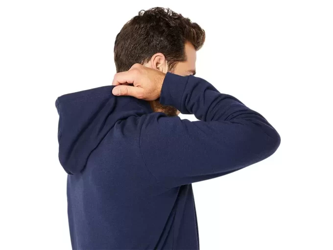 SWEAT-KAPUZENPULLOVER MIT DURCHGEHENDEM REISSVERSCHLUSS