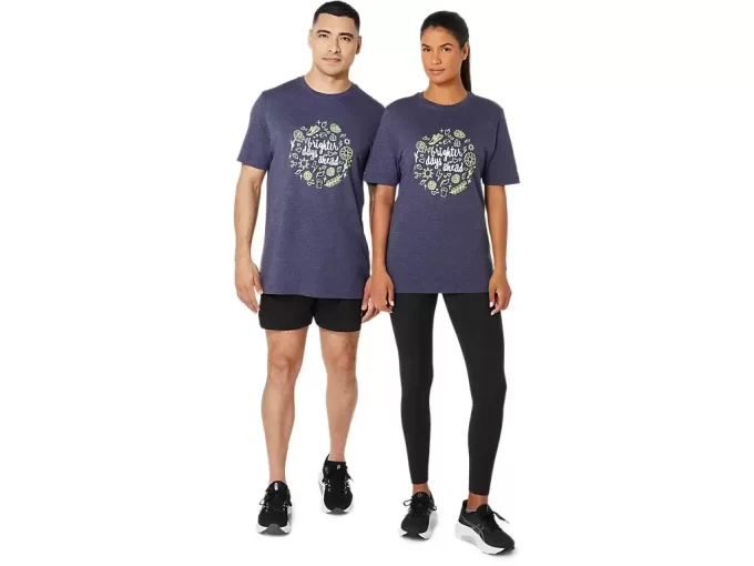 UNISEX ASICS BRIGHTER DAYS AHEAD KURZARM-T-SHIRT