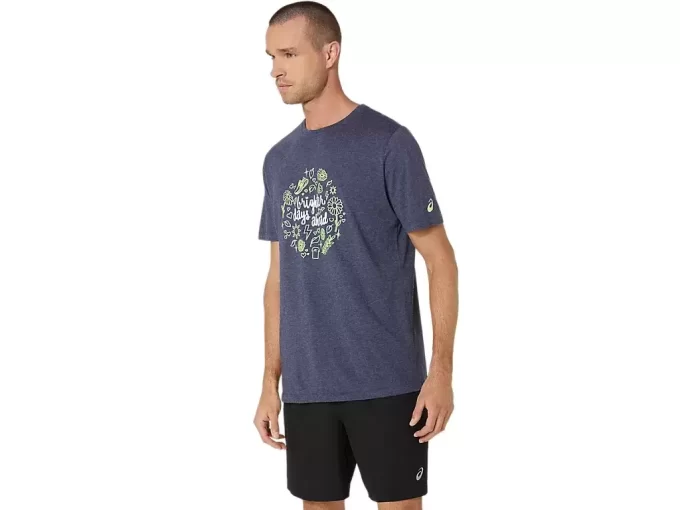 UNISEX ASICS BRIGHTER DAYS AHEAD KURZARM-T-SHIRT