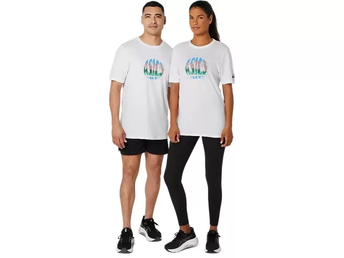 UNISEX ASICS CELEBRATE OUR HOME KURZARM-T-SHIRT UNISEX ASICS CELEBRATE OUR HOME KURZARM-T-SHIRT