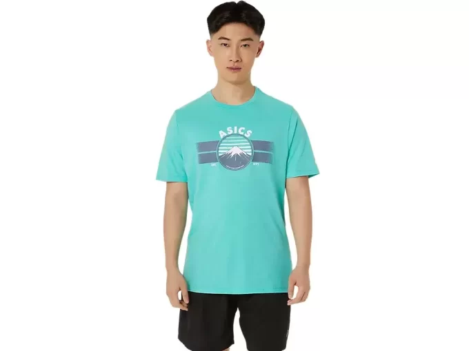 UNISEX ASICS EST 1977 MOUNTAIN T-SHIRT