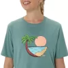 UNISEX ASICS PALM IN THE SUN KURZARM-T-SHIRT