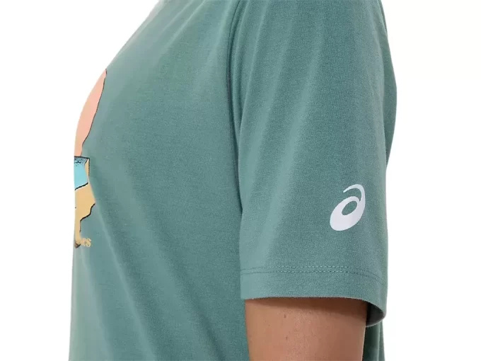UNISEX ASICS PALM IN THE SUN KURZARM-T-SHIRT