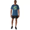 UNISEX ASICS RUN OUTSIDE CLUB KURZARM-T-SHIRT