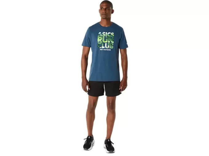 UNISEX ASICS RUN OUTSIDE CLUB KURZARM-T-SHIRT