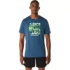 UNISEX ASICS RUN OUTSIDE CLUB KURZARM-T-SHIRT