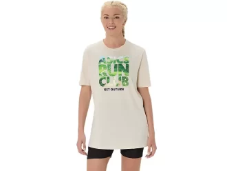 UNISEX ASICS RUN OUTSIDE CLUB KURZARM-T-SHIRT