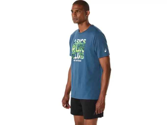 UNISEX ASICS RUN OUTSIDE CLUB KURZARM-T-SHIRT