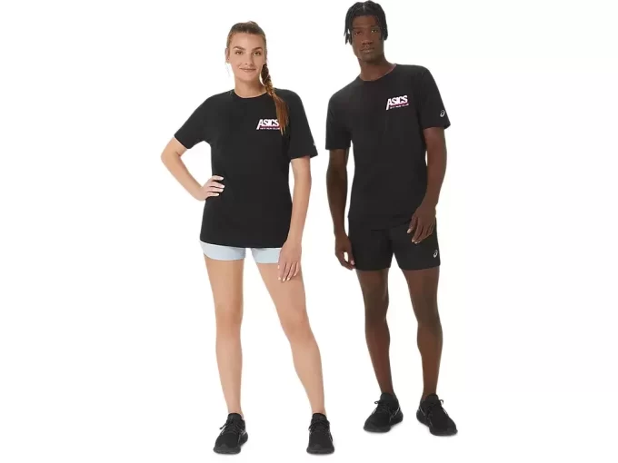 UNISEX ASICS SMSB 1977 RUN CLUB KURZARM-T-SHIRT UNISEX ASICS SMSB 1977 RUN CLUB KURZARM-T-SHIRT