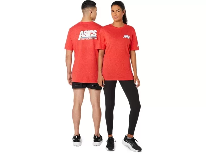 UNISEX ASICS SMSB 1977 RUN CLUB KURZARM-T-SHIRT UNISEX ASICS SMSB 1977 RUN CLUB KURZARM-T-SHIRT